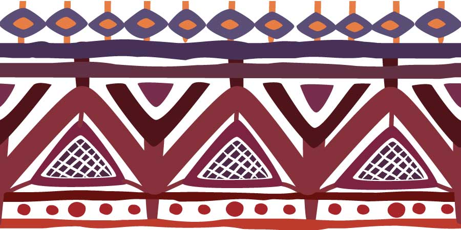 Triangles Red Pattern